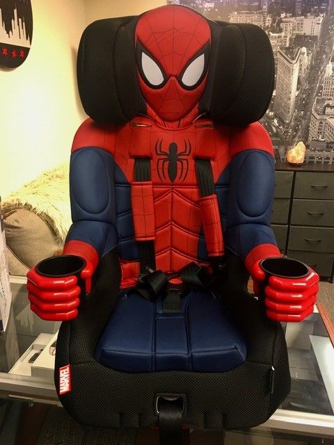 GREAT Marvel Spider-Man 2-in1 Booster Car Seat!