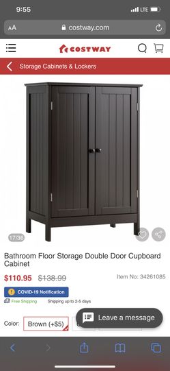 Double door cupboard cabinet
