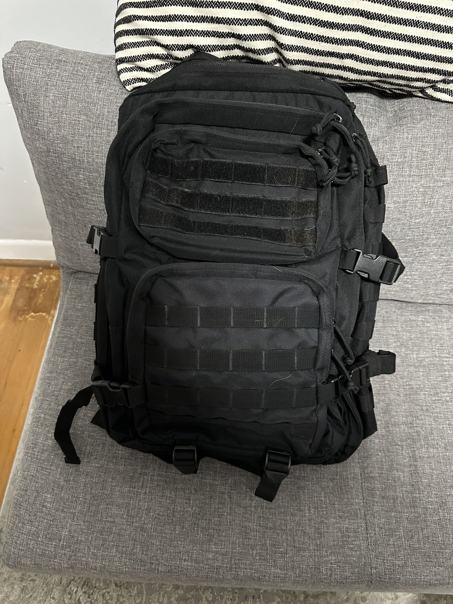 Black Tactical Backpack