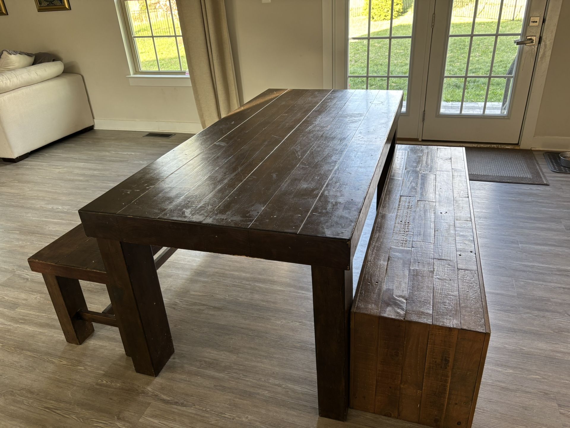 Solid Wood 10 Seater Dining Table