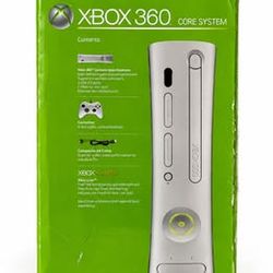 Xbox 360 Core System Bundle  in original Matching Serial Boxed