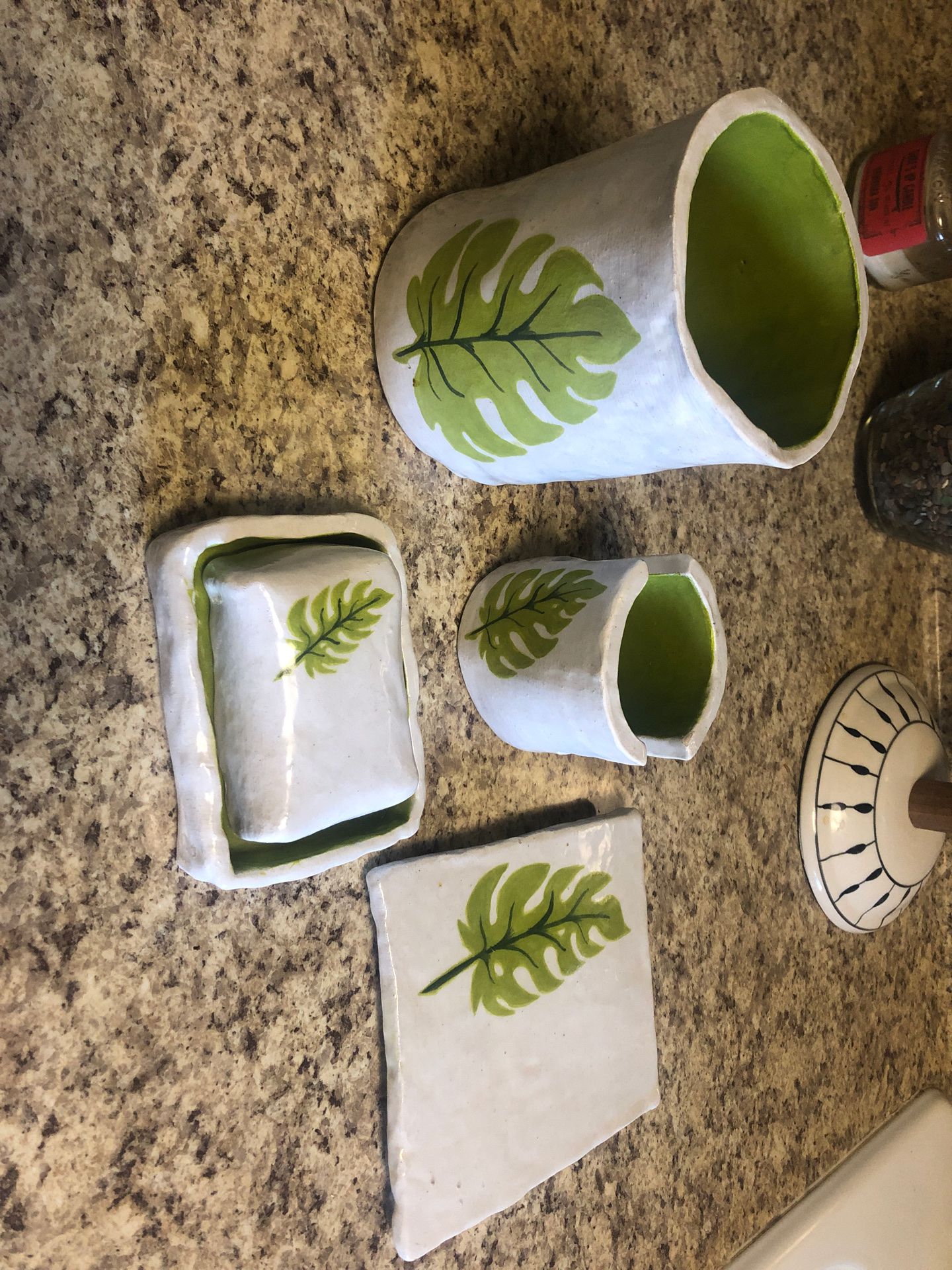 Ceramic dish set