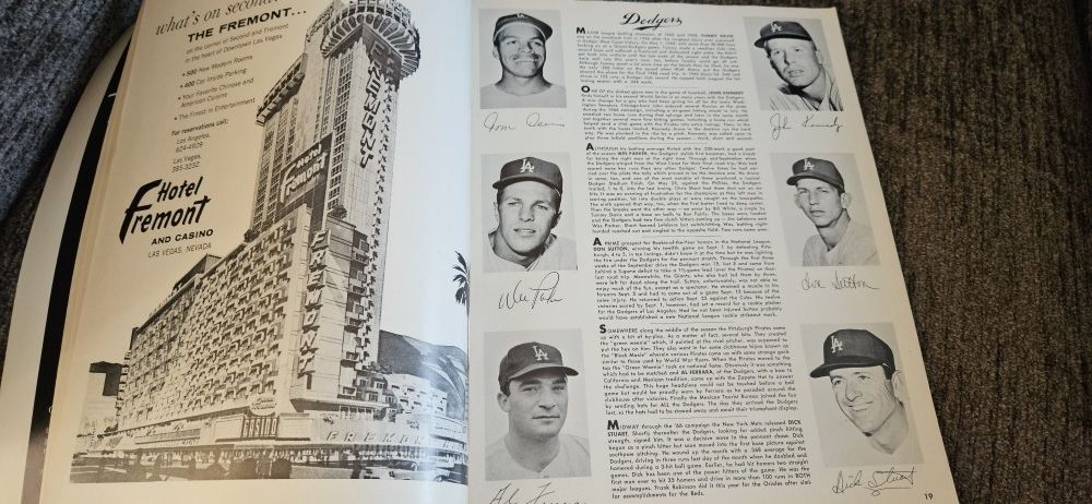 Dodgers 1966 World Series Program