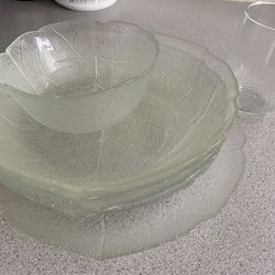 Vintage Arcoroc France “Aspen” Glass dishes