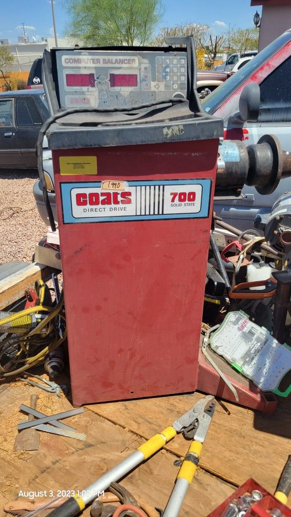 Coats Tire Balancer Machine 700 Needs Work