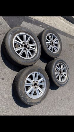 4 — 225/60r16 5x4.5 5x114.3 Stock Ford Mustang G35 G37 Altima Accord Civic Camry Wheels Rims Good Treads Tires!!!!!!!!