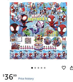 Spidey Party Supplies