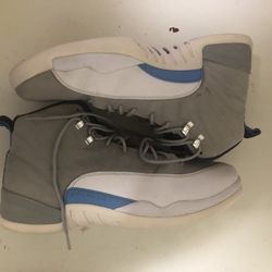 Jordan 12 Grey Blue University 