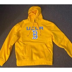 Yellow UCLA Bruins Hoodie , Size Medium