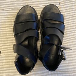 Doc Martens Chunky Heel Strap Sandals
