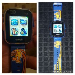 VTECH DX2 FUN KIDS WATCH & TALKING ALARM WATCH  WITH ROOSTER & BIRD SOUND WORKS EXCELLENT ONLY PICK UP