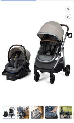 Monbebe 6-in-1 Modular Travel System! Stroller & Car seat!