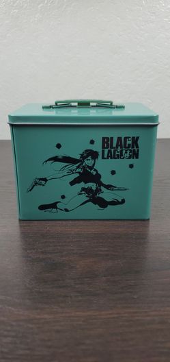 2017 Black Lagoon Loot Crate Exclusive Metal Tin + 4 Sealed Coasters