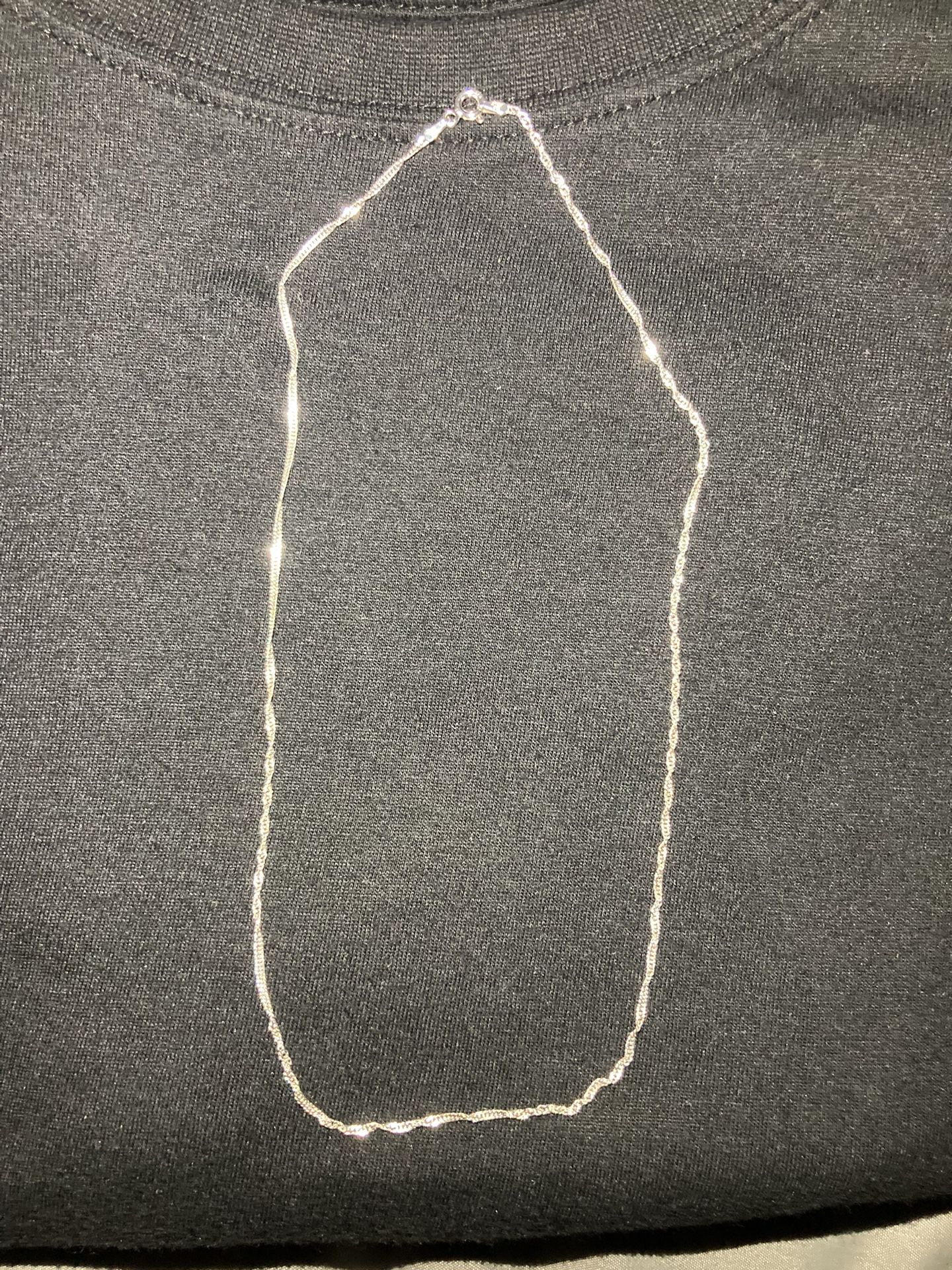  925 STERLING SILVER SINGAPORE CHAIN