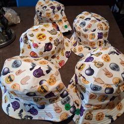 Five "Bucket" Hats! $3.00 Each!, $12.00 Takes All!
