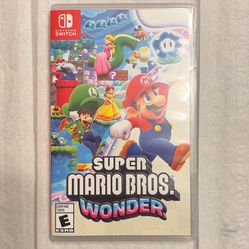 Super Mario Wonder For Nintendo Switch, Great Condition And Slightly Used.