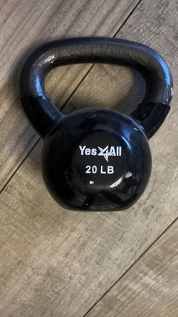 Cast iron Kettlebell (single) $20 lbs