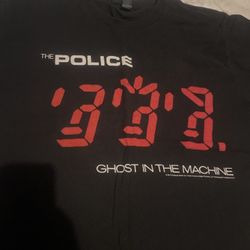 The Police Ghost In The Machine Y2K 2015 Band Tee T-Shirt SZ Large