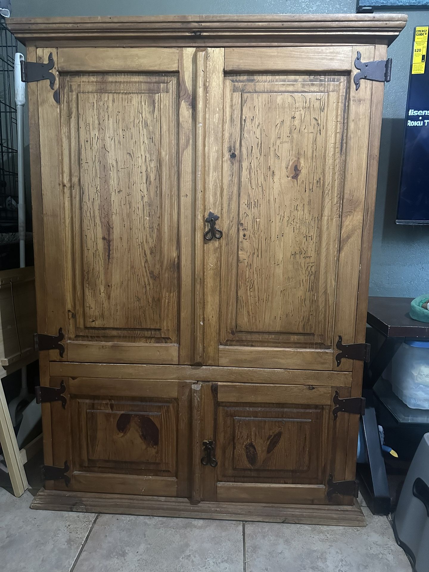 Wood Dresser/amour/ Tv Cabinet