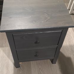 Blue Grey Night Stand 
