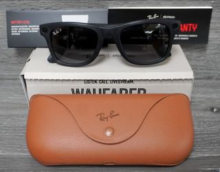 Ray-Ban RW4008 | Meta Wayfarer SMART GLASSES Black Grey