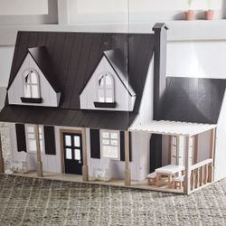 Hearth & Hand New Open Box Wooden Farmhouse Dollhouse by Magnolia Joanna Gaines