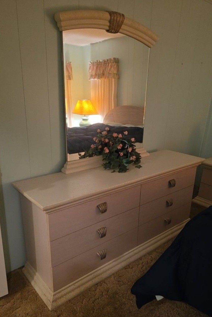 Large Dresser With Mirror