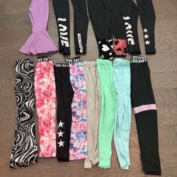 Girl’s leggings lot #1, size 7 (130)
