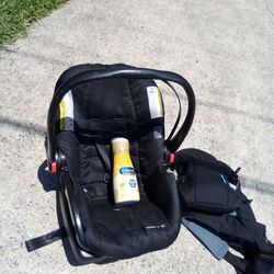Black Car Seat Graco +Extras 