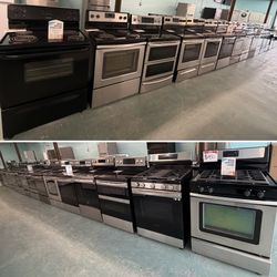 HUGE SELECTION OF STAINLESS STOVES, IN GREAT CONDITION 
