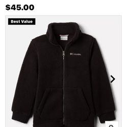 brand new mens sherpa fleece jacket large 