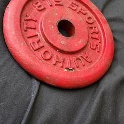 160 Lbs Of Weight Plates And A 25lb Bar 