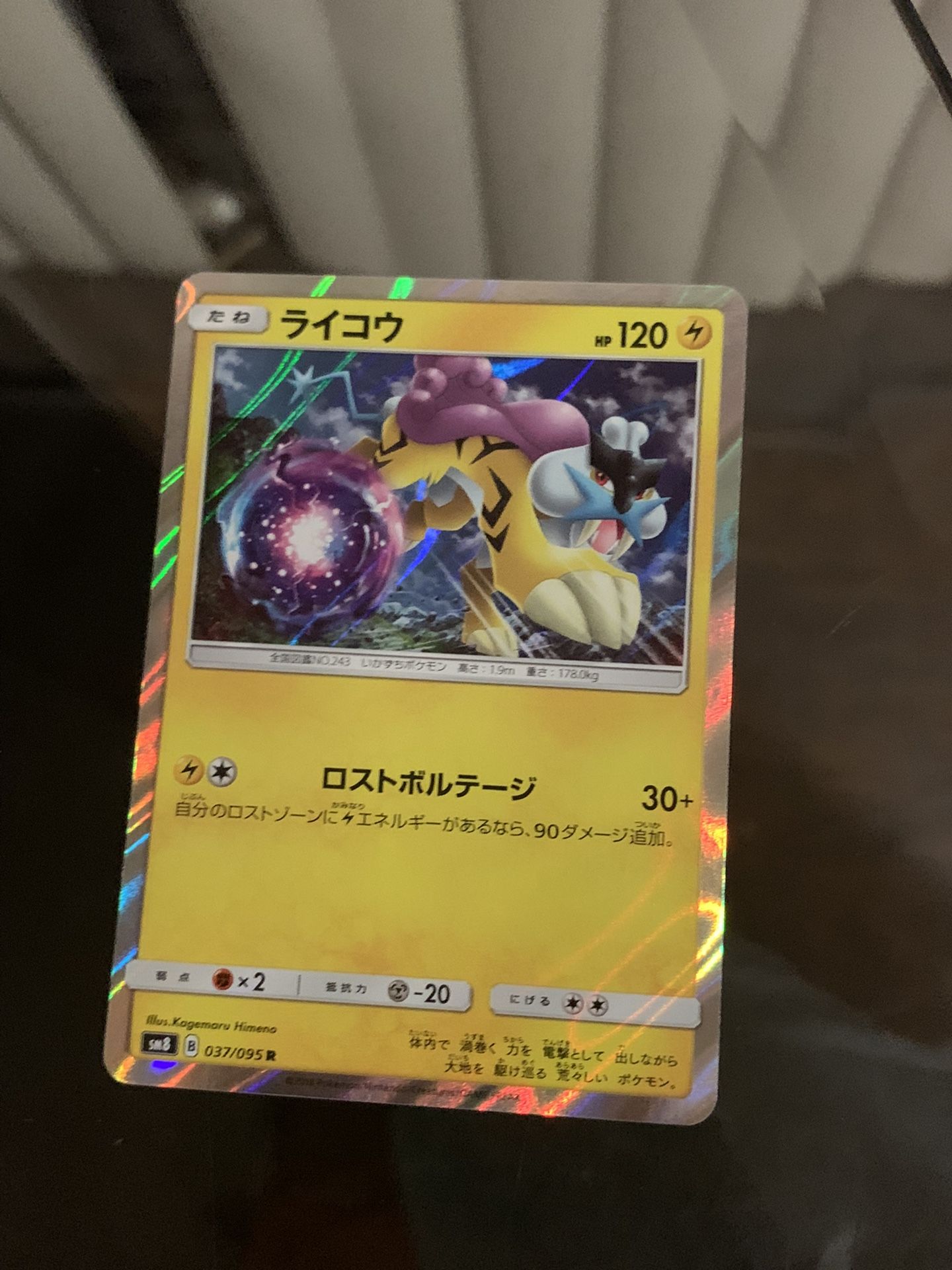 Raikou Japanese Holo Rare