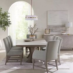 Bernhardt Cornelia 9-Pc. Dining Set (Rectangular Table, 6 Side Chairs & 2 Arm Chairs)