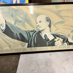 Lenin Forward Movement Print