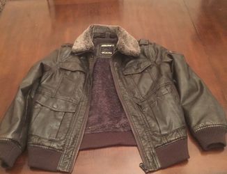 Aircraft leather jacket