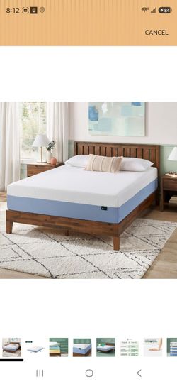 Zinus 12 Inch Queen Cooling Essential Memory Foam Mattress, Medium Feel
Designed for Cooler Sleep,