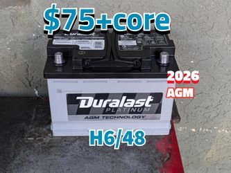 Car Battery Group Size 48/H6