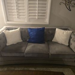 Love Seat Grey Color 
