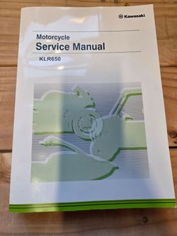 2022 2023 KLR 650 service manual