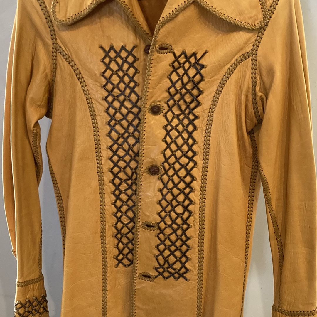 Leather Jacket (M) Vintage Handcrafted