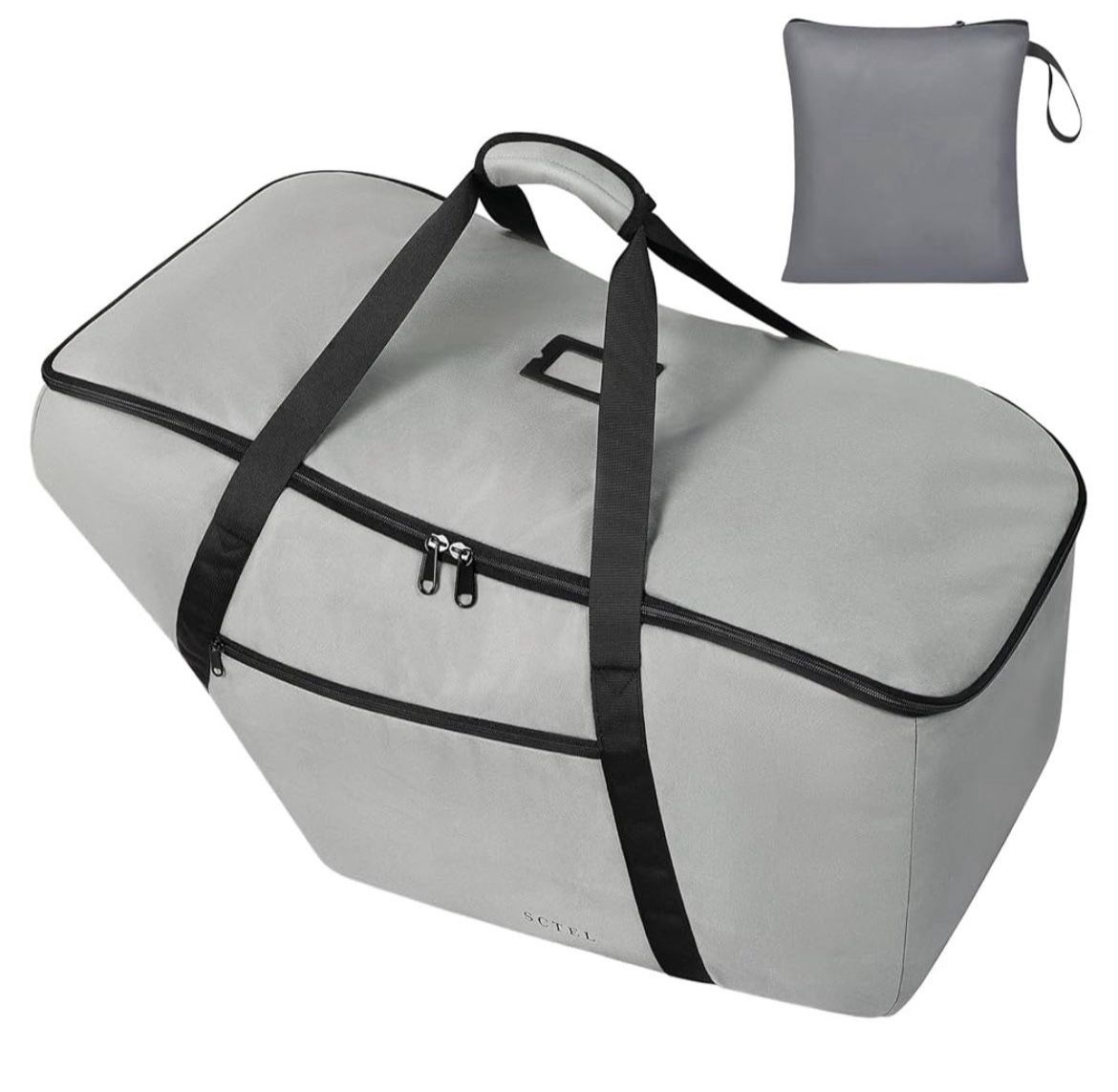 Car Seat Travel Bag Fits Chicco Keyfit 30, Uppababy Mesa, Nuna Pipa Lite, Padded