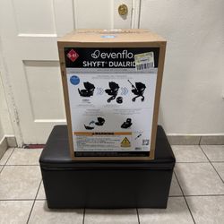 Evenflo Shyft DualRide Infant Car Seat & Stroller - Beaufort Black