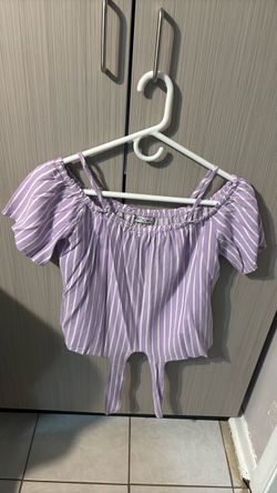 Vertiche Striped Crop Top