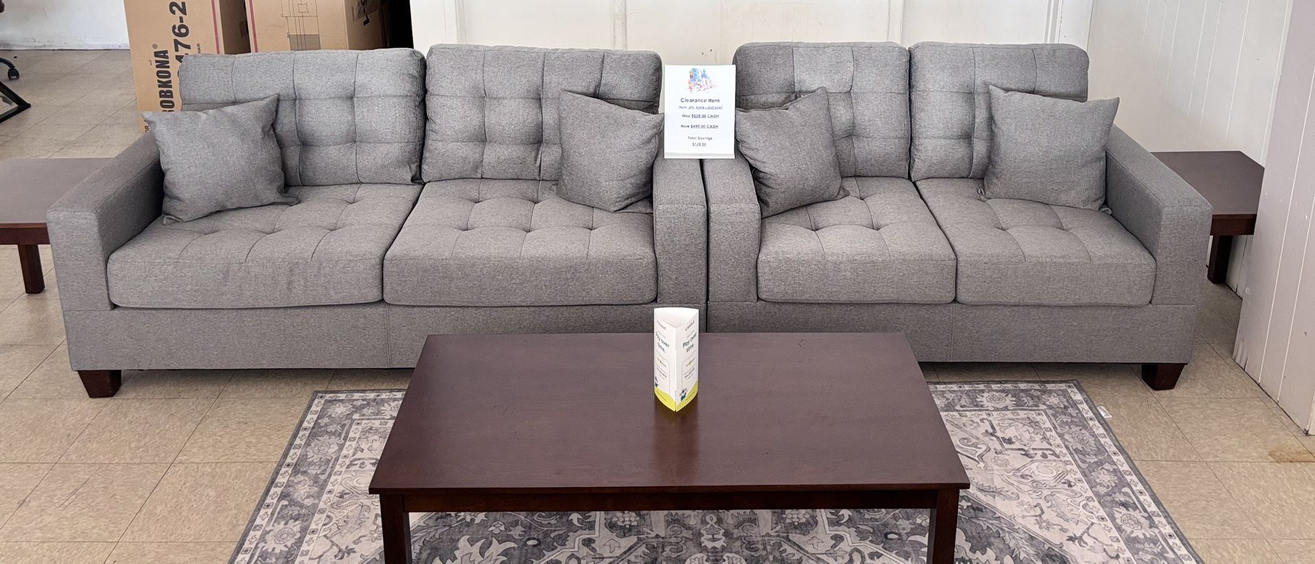 2pc Sofa/love Seat