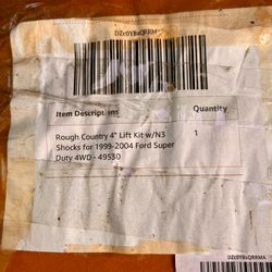 Rough Country 4” Lift Kit w/N3shockw 