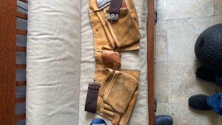 Carpenter apron genuine leather