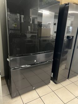 Samsung Refrigerado Black Stainless In Good