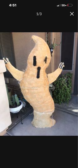 Halloween Pre Lit Large Ghost Decoration