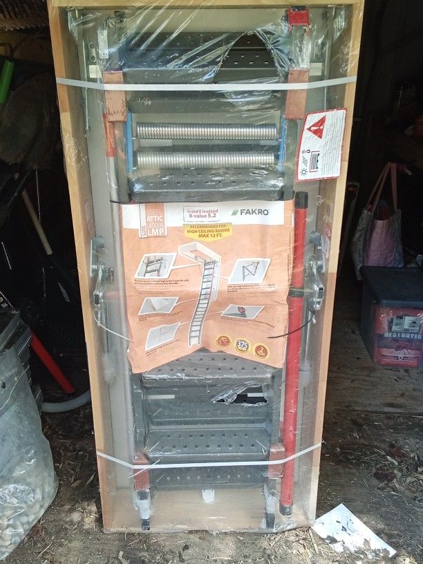 Fakro Lmp 12ft Aluminum Attic Ladder